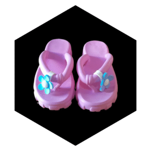 FLIP FLOPS SLIPPERS FOR WOMEN OPEN FOOTWEAR EMBELISHED WITH FLOWER CLIPS