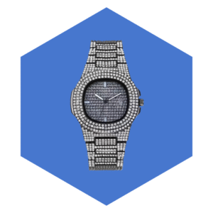 SEKOU ICED-OUT SPARKLING WRIST WATCHES