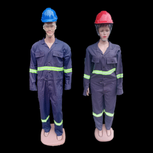 NAVY BLUE WORKSITE SAFETY OVERALLS FULL BODY PROTECTION COVERALLS