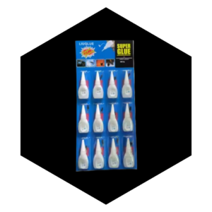 12 PCS CYANOACRYLATE SUPER GLUE ADHESIVES