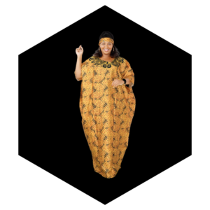 AFRICAN PRINT KAFTAN DRESS WOMEN'S BOUBOU DRESS