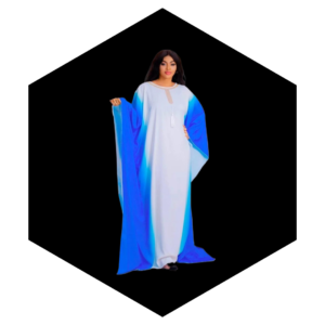 BOUBOU/DERA DRESS OMBRE DESIGN WOMEN'S KAFTAN DRESS