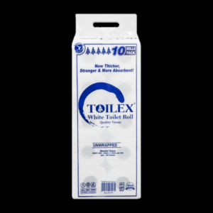 10 ROLLS TOILEX TISSUE PAPERS