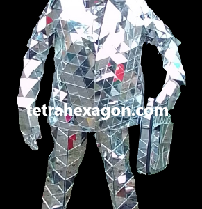 CONCEPT MIRROR ROBOTIC COSTUME PLUS BRIONI SUIT
