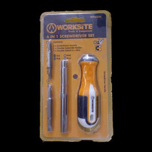 WORKSITE 6-IN-1 MULTIFUNCTIONAL SCREWDRIVER SET