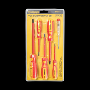 6PC WORKSITE VDE INSULATED SCREW DRIVER SET