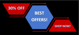 30% discount advert